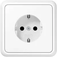 JUNG JG Schuko-Steckd. Voll 5520WW alpinweiss