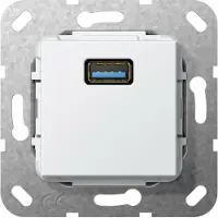 Gira 568203 - USB - Weiß