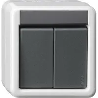 Gira 516130, Schwarz, Grau