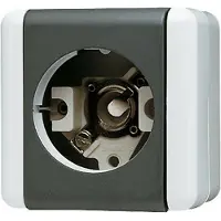 JUNG 837-14 W, Kabelgebunden, Thermoplast, Schwarz, Weiß, IP44