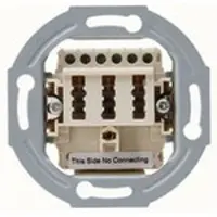 Kopp 33369392 UP Telefonanschlussdose TAE, 1 Amtsleitung und 2 Zusatzgeräte, 3x6-polig, NFN-Codierung - 10 Stück