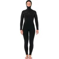 Rip Curl Dawn Patrol H 5/4 Mm Damen-langarm-neoprenanzug Mit Kapuze Und Brustreißverschluss