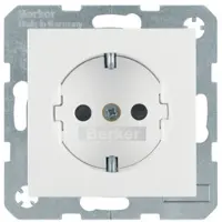 Berker 41231909, Typ F, Weiß, 250 V, 16 A, 50/60 Hz