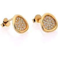 Orphelia 'Layla' Damen 925 Sterling Silber Ohrstecker - Gold ZO-7489/G