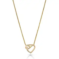 Orphelia 'Ida' Damenkette mit Anhänger aus 925er Sterlingsilber – Gold ZH-7521/G