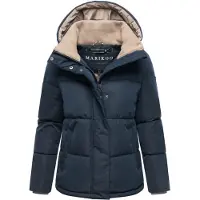 MARIKOO Winterjacke "Omariaa" mit abnehmbarer Kapuze und hochschließendem Kragen