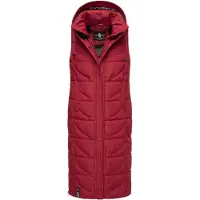 NAVAHOO Damen Steppweste Brezelchen – Lang & Stylisch Warm