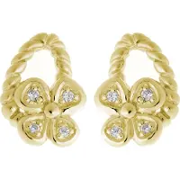 Orphelia Ohrstecker für Damen, 925 Sterlingsilber, Gold ZO-6020/2