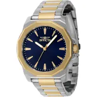 Invicta Speedway 46838 Herren Uhr - Quartz Bewegung - Edelstahl mit blauem Zifferblatt - 42 mm