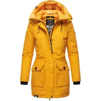 NAVAHOO Winterjacke "Blizzardstorm" mit Kapuze Warm gefütterter Wintermantel mit Kapuze