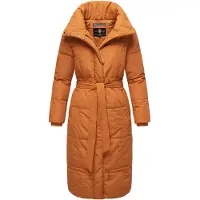 NAVAHOO Steppmantel "Mirenaa" Stylischer Damen Wintermantel mit Gürtel