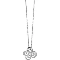 Orphelia Damen-Kette aus 925er Sterlingsilber mit Anhänger – Silber ZH-4864