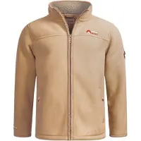 Arctic Seven Herren Fleece Jacke – Coffee