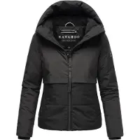 NAVAHOO Steppjacke "Liebesküken XIV" mit Kapuze modische Damen Winterjacke mit Fleece-Innenfutter