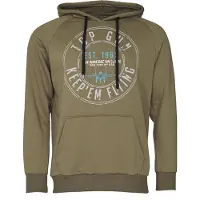 TOP GUN Kapuzensweatshirt "Hoodie TG20212107", Herren, Gr. XXL, grün (oliv), Obermaterial: 65% Baumwolle CO. 35% Polyester COOLMAX PES(Coolmax)., Pullover Kapuzensweatshirt