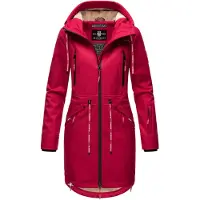 NAVAHOO Marikoo Damen Softshelljacke – Racquellee mit Kapuze & Fleecefutter