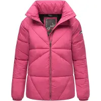 NAVAHOO Schokolinaa Damen Winter Steppjacke mit gefüttertem Kragen