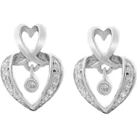 Orphelia 'Loreta' Tropfenohrringe aus 925er Sterlingsilber für Damen - Silber ZO-7126