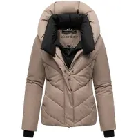 MARIKOO Winterjacke "Nadiraa" 2-in-1 Funktion Herausnehmbare Polyester-Innenteil