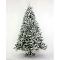 Holiday Tree Weihnachtsbaum Flocked Allison Fichte 60 cm Weihnachtsbaum (wit)