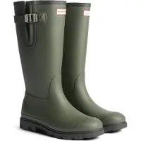 Hunter Gummistiefel Downpour Field Adjustable Neo Lined Wellington Unisex Dark Olive / Black-Schuhgröße 41