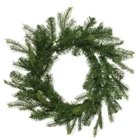 Everlands Grandis Kranz d80h10 cm grün Weihnachten (groen)