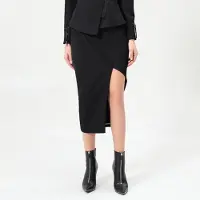 Smart & Joy Asymmetrischer Rock, am Bein offen