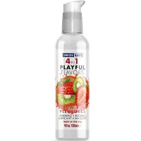 Swiss Navy Playful 4-In-1-Gleitmittel Straw-Kiwi Geschmack 118ml 118 ml