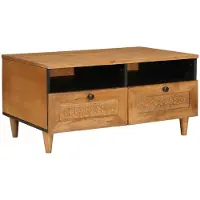 vidaXL Couchtisch Hellbraun 80 x 54 x 40 cm Holzwerkstoff