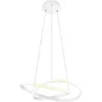TRIO Course LED Pendelleuchte 27W 60cm dimmbar Weiß Matt neutralweiss