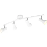 TRIO Deckenlampe Cantar Weiß 4-flammig