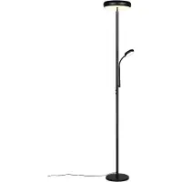 Reality LED-Stehleuchte Palermo R45741132, 23W, 3000... 6500K, 2500lm, CCT, IP20, schwarz