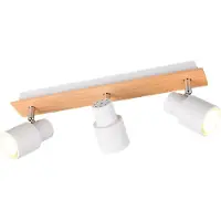 REALITY IMPORT Reality Leuchten Wandspot PIERRE 3-flammig BHT 46x15x6 cm weiß Spot Strahler