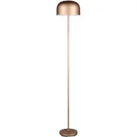 Reality Leuchten LED Stehlampe Jeff, dimmbar, braun / rost, für Schlafzimmer, Metall, LED Stehlampe