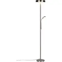 TRIO Stehlampe Palermo Nickel mit Leselampe