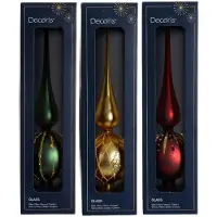 Décoris Spitze Glas d8h31 cm a3 II (mix)