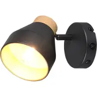RL LIVE YOUR LIGHT Design-Wandleuchte Valentin schwarz