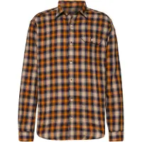 MCKINLEY Herren Hemd Quebec M BRAUN MIT MOTIV