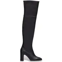 Wonders für Damen. M-5146_5098_5792 Leder-Stiefel Isabella Schwarz (36), 5 bis 8 cm, Keine