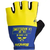 Santini Maillot Jaune Col De La Madeleine 2025 Kurze Handschuhe