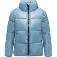 MARIKOO Winterjacke "Hazalee" mit leicht gläzendem Obermaterial und hohem Kragen