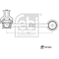 FEBI BILSTEIN Bilstein Stange/Strebe, Stabilisator 197303
