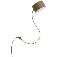 Muuto Post Wandleuchte Brown Green - , dimmbar, Braun / Rost, für Wohnzimmer, Metall