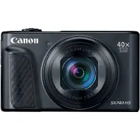 Canon PowerShot SX740 HS - Schwarz, 20,3 MP, 5184 x 3888 Pixel, CMOS, 40x, 4K Ultra HD, Schwarz