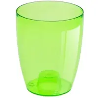 Prosperplast - Orchideenpflanztopf aus Kunststoff Coubi Orchid in transparent Grün 13,2 x 13,2 x 16 cm
