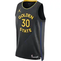Nike Stephen Curry Golden State Warriors 2024/25 City Statement Edition Jordan Dri-FIT NBA Swingman Trikot (Herren) - Schwarz |Größe XL