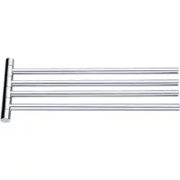 Nimco bormo - 4-lids handdoekhouder, draaibaar, chroom