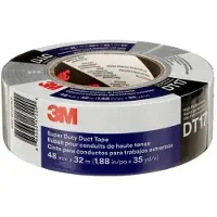 3M Super Gewebeklebeband DT17, Schwarz, 48 mm x 32 m, 0.43 mm