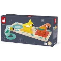 Janod Tropik - Holz Lernspielzeug Vögel Formen Farben