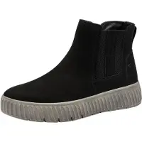 Tamaris Stiefelette - Schwarz Leder Größe: 36 Weite: Normal